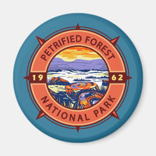 Imã Parque Nacional da Floresta Petrificada Compass