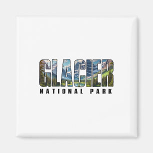 Imã Parque Nacional da Geleira Retro Ao Ar Livre Acamp