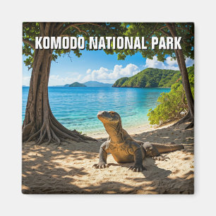 Imã Parque Nacional da Indonésia Komodo Dragon