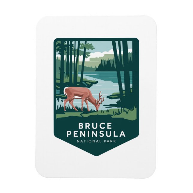 Ímã Parque Nacional da Península Bruce (Vertical)
