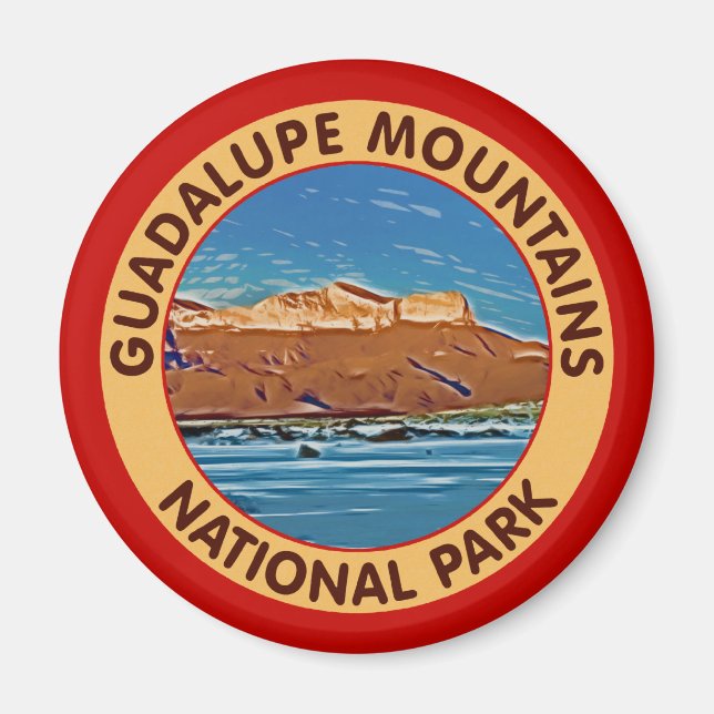 Imã Parque Nacional das Montanhas Guadalupe, Texas (Frente)