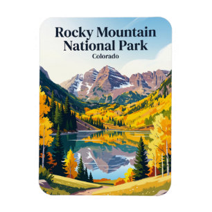 Ímã Parque Nacional das Montanhas Rochosas EUA