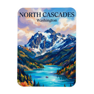 Ímã Parque Nacional das North Cascades Washington