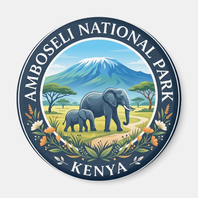 Imã Parque Nacional de Amboseli Quênia (Frente)