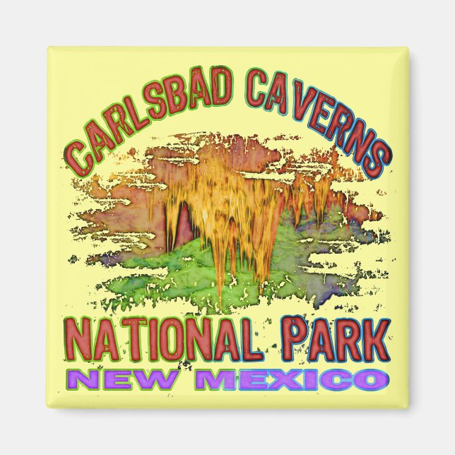 Imã Parque Nacional de Carlsbad Caverns, Novo México (Frente)
