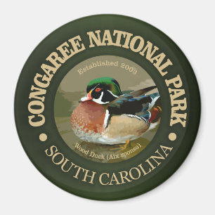 Imã Parque nacional de Congaree (pato de madeira)