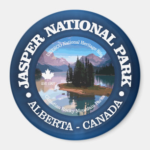 Imã Parque nacional de jaspe (lago Maligne)