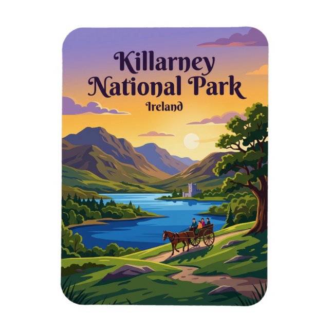 Ímã Parque Nacional de Killarney Irlanda (Vertical)