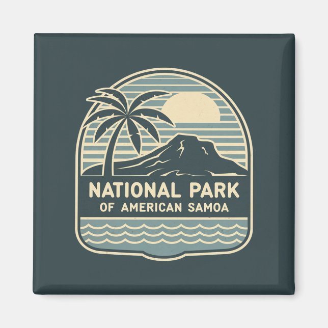 Imã Parque Nacional de Samoa Americana (Frente)