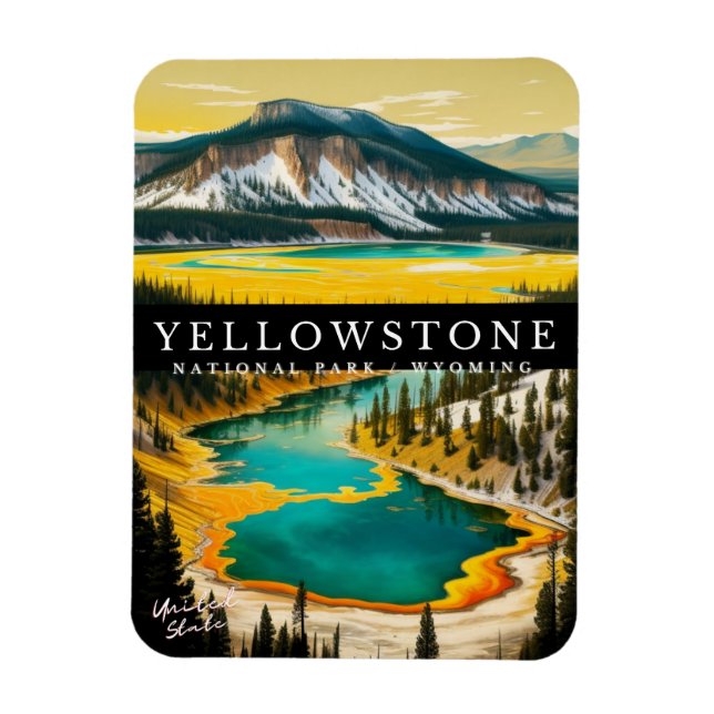 ÍMÃ PARQUE NACIONAL DE YELLOWSTONE (Vertical)