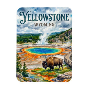 Ímã Parque Nacional de Yellowstone EUA
