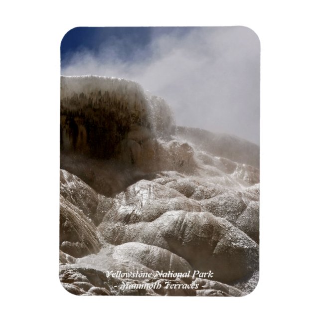 ÍMÃ PARQUE NACIONAL DE YELLOWSTONE, TERRACOS DE MAMMOT (Vertical)