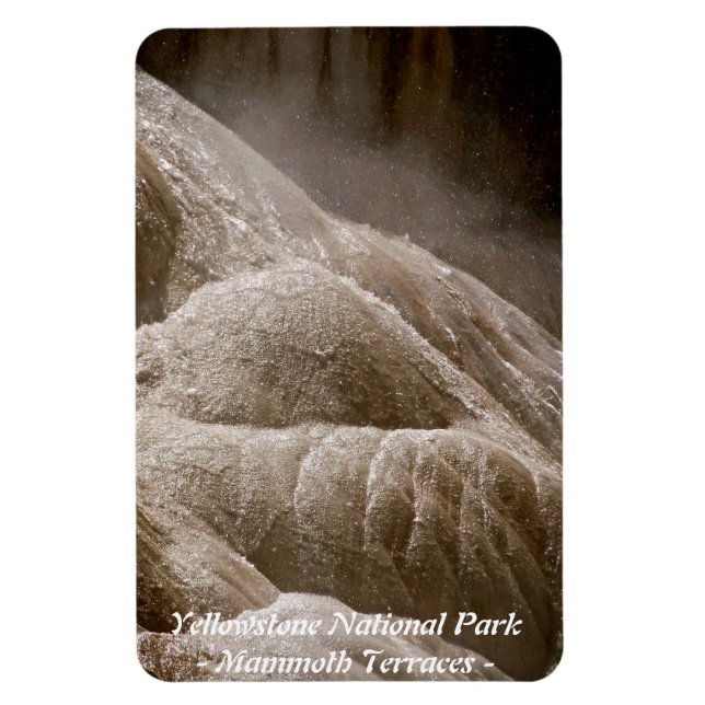 ÍMÃ PARQUE NACIONAL DE YELLOWSTONE, TERRACOS DE MAMMOT (Vertical)
