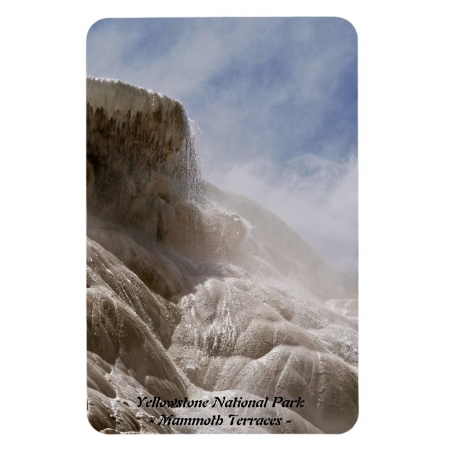 ÍMÃ PARQUE NACIONAL DE YELLOWSTONE, TERRACOS DE MAMMOT (Vertical)