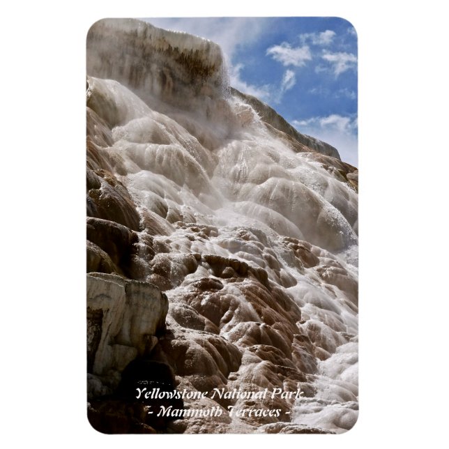 ÍMÃ PARQUE NACIONAL DE YELLOWSTONE, TERRACOS DE MAMMOT (Vertical)