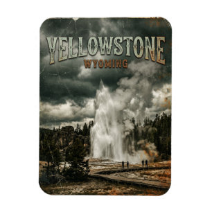 Ímã Parque Nacional de Yellowstone Wyoming