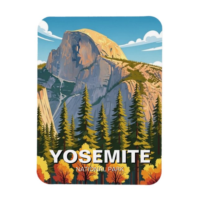 Ímã Parque Nacional de Yosemite (Vertical)
