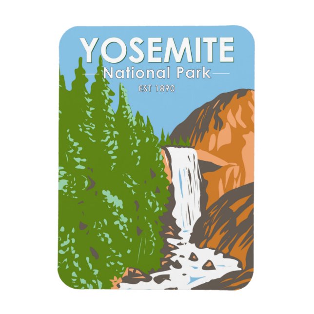 Ímã Parque Nacional de Yosemite, Califórnia, queda (Vertical)