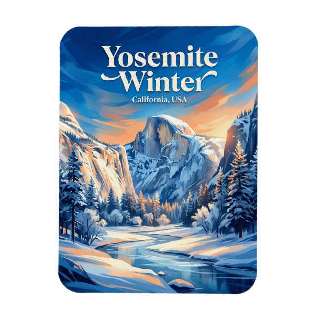 Ímã Parque Nacional de Yosemite EUA (Vertical)