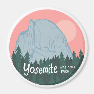 Imã Parque Nacional de Yosemite, meio rosa