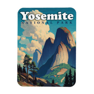 Ímã Parque Nacional de Yosemite Vintage