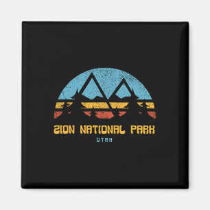 Imã Parque Nacional de Zion Utah Presente Retro Vintag