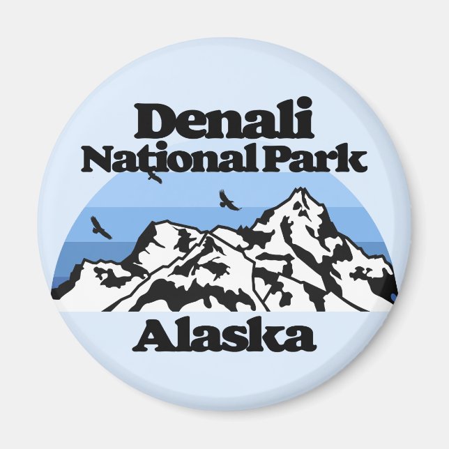 Imã Parque Nacional Denali (Frente)