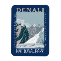 Parque Nacional Denali Alaska Monte Huntington Ret