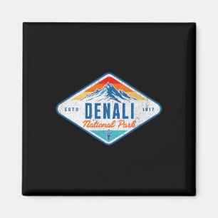 Imã Parque Nacional Denali Montanhas Alasca Viagem em