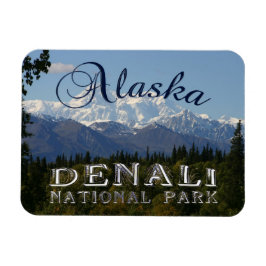 Ímã Parque Nacional do Alasca Denali Monte McKinley Ma