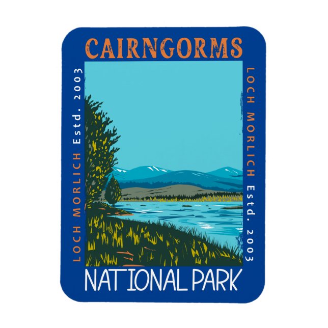Ímã Parque Nacional do Cairngorms, Escócia (Vertical)