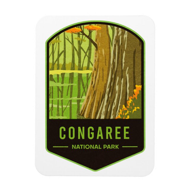 Ímã Parque Nacional do Congaree (Vertical)