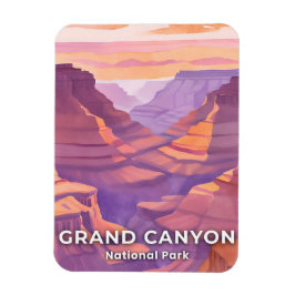 Ímã Parque Nacional do Grand Canyon Arte de Viagem em