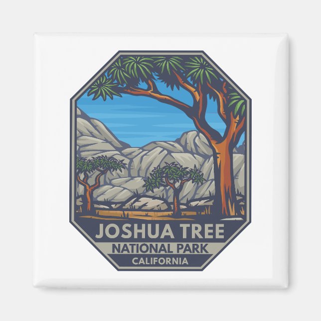 Imã Parque Nacional do Joshua Tree - Emblem (Frente)