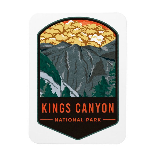 Ímã Parque Nacional do Kings Canyon (Vertical)