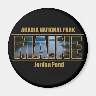 Imã Parque Nacional do Max Picture Font Acadia