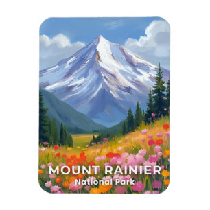 Ímã Parque Nacional do Monte Rainier Viagens em Wash