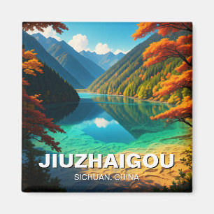 Imã Parque Nacional do Vale do Jiuzhaigou, Sichuan Chi