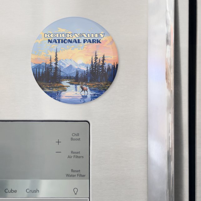 Imã Parque Nacional do Vale do Kobuk, Alasca, desde o  (In Situ (Fridge))