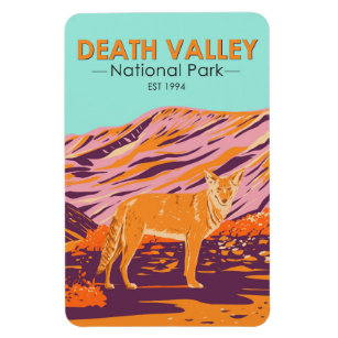 Ímã Parque Nacional do Vale do Morte, Coyote Vintage