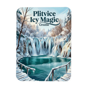 Ímã Parque Nacional dos Lagos de Plitvice Croácia