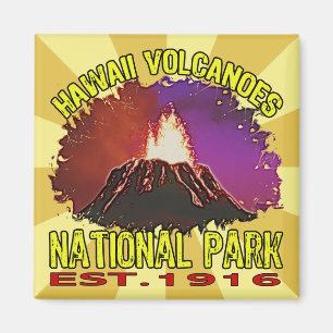 Imã Parque nacional dos vulcões de Havaí