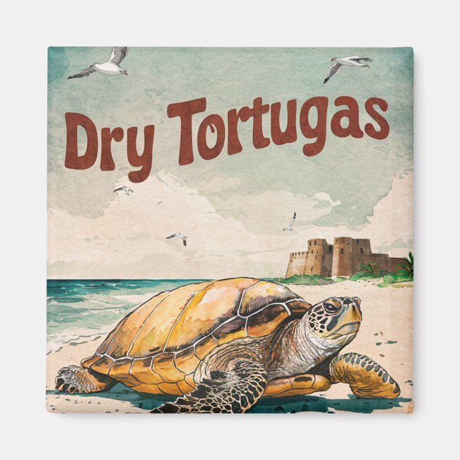 Imã Parque Nacional Dry Tortugas, Flórida (Frente)