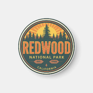 Imã Parque nacional estadual Redwood, Califórnia Coste