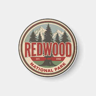 Imã Parque nacional estadual Redwood, Califórnia Coste