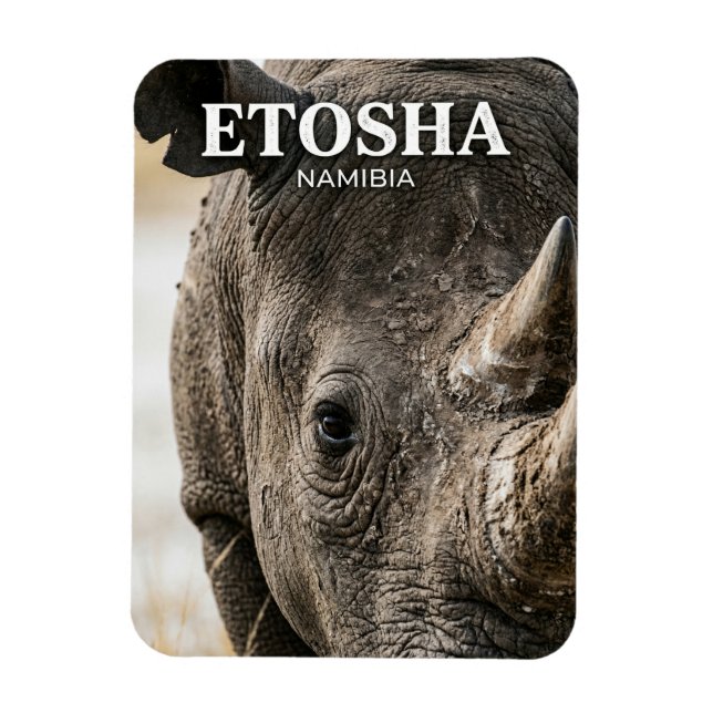 Ímã Parque Nacional Etosha Namíbia (Vertical)