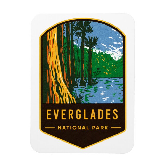 Ímã Parque Nacional Everglades (Vertical)