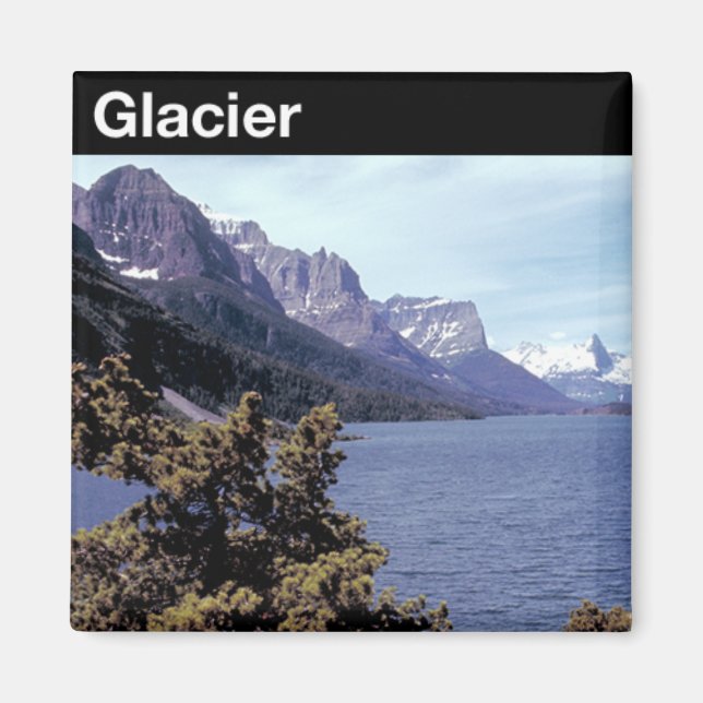 Imã Parque Nacional Glacier (Frente)