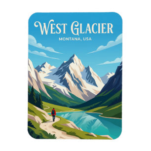 Ímã Parque Nacional Glacier EUA