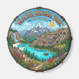 Imã Parque Nacional Glacier Montana